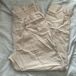 A New Day Size Large Cream Linen Pants